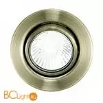 Встраиваемый спот (точечный светильник) Eglo Einbauspot gu10 87375